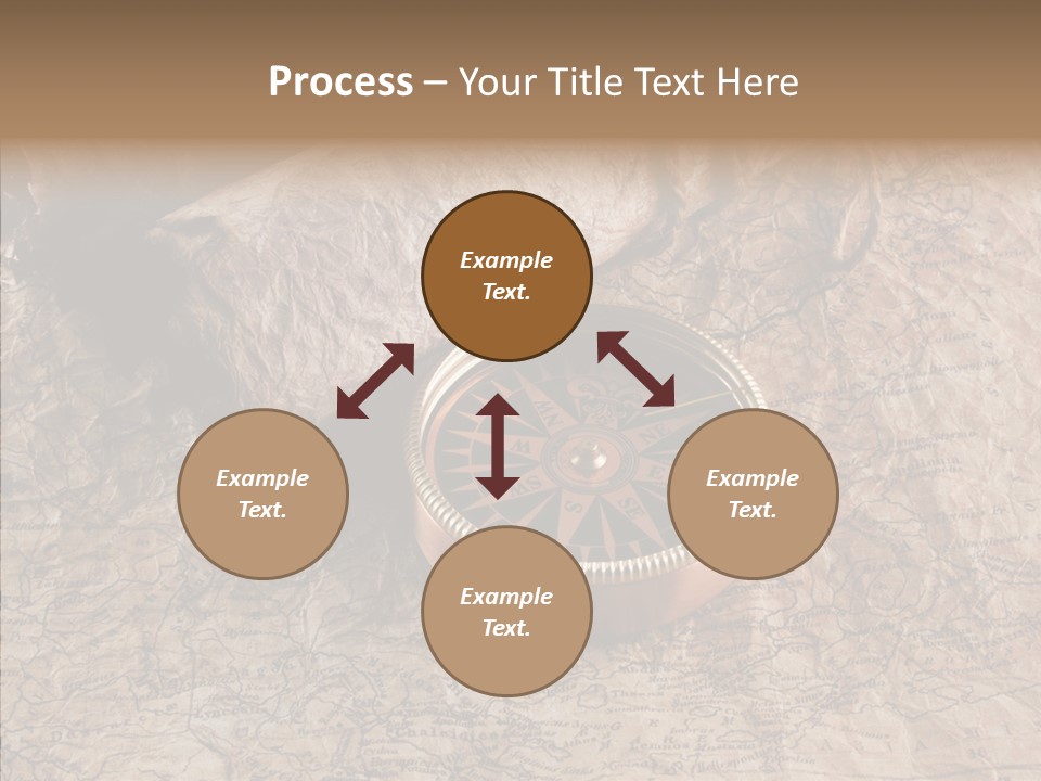 Direction Grunge Sea PowerPoint Template