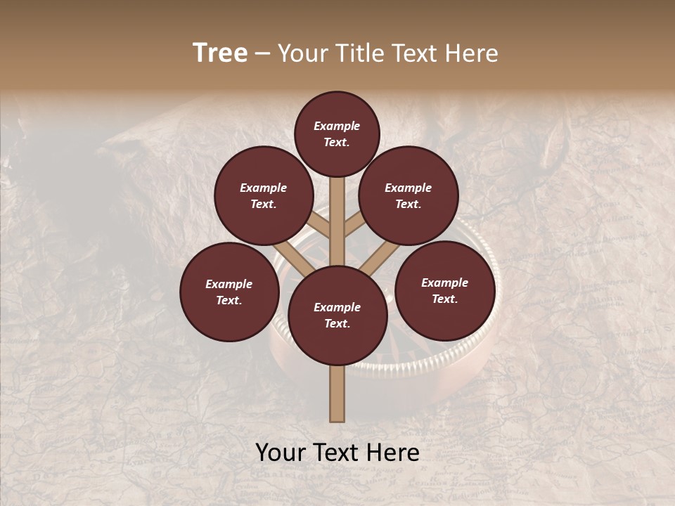 Direction Grunge Sea PowerPoint Template