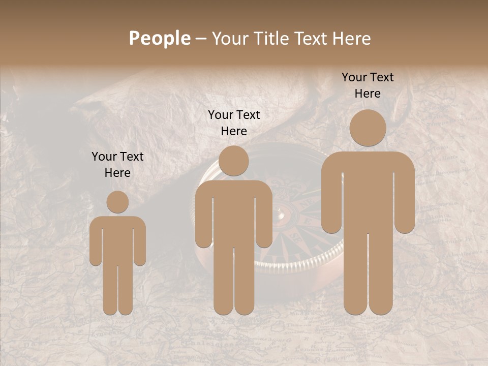 Direction Grunge Sea PowerPoint Template