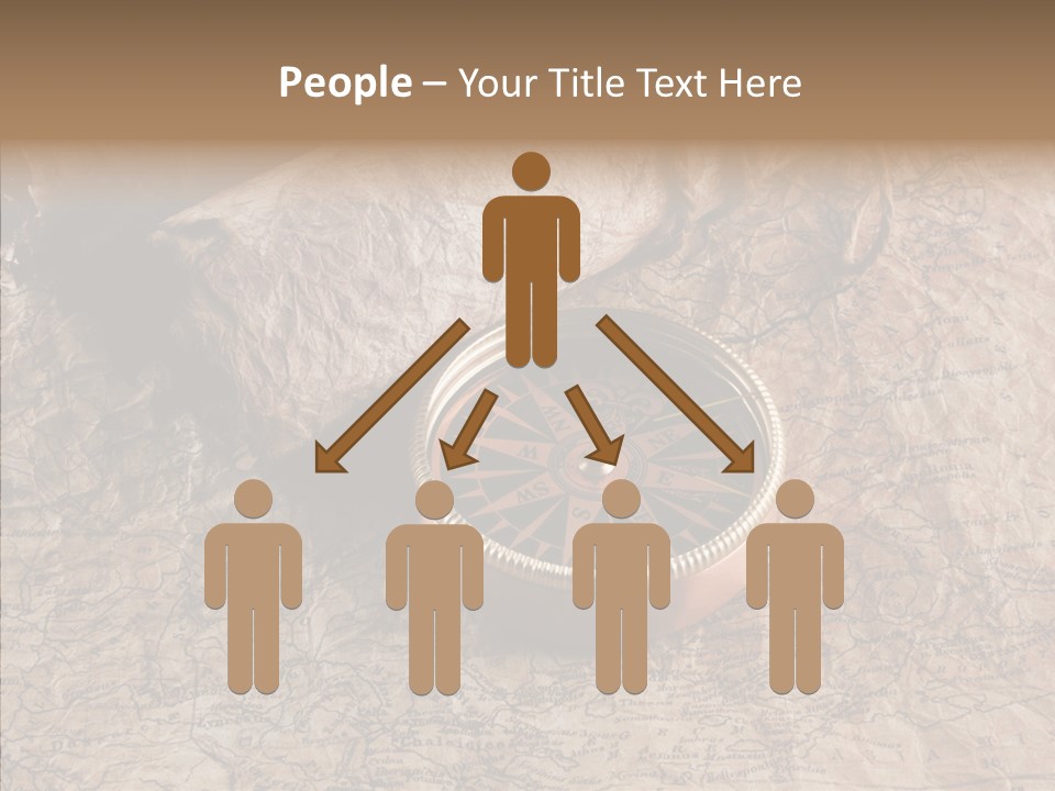 Direction Grunge Sea PowerPoint Template