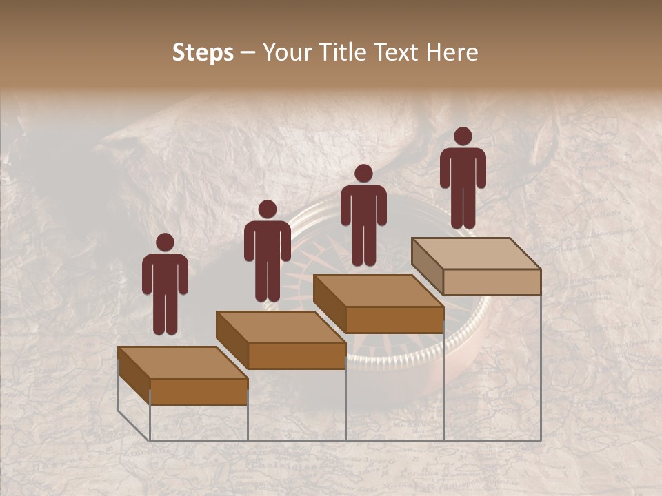 Direction Grunge Sea PowerPoint Template