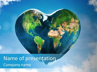 Environmental Ocean Abstract PowerPoint Template