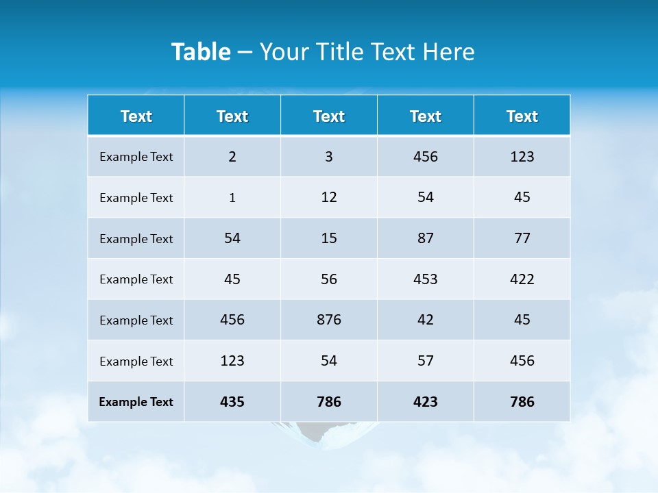 Environmental Ocean Abstract PowerPoint Template