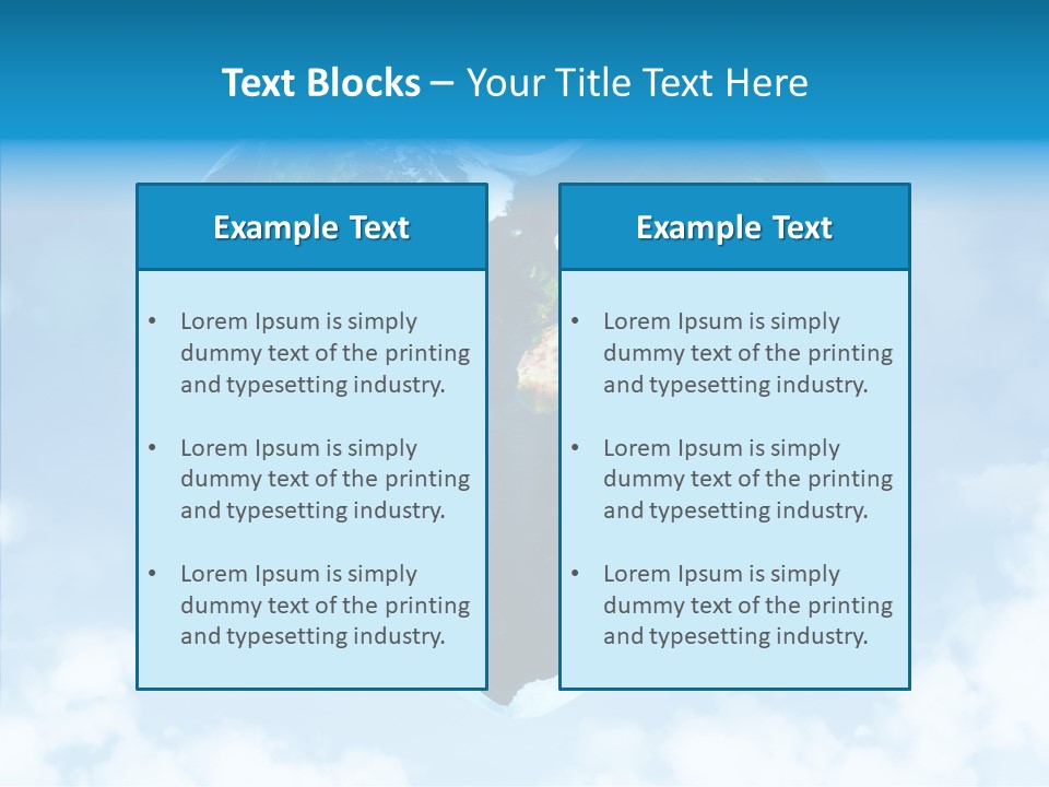 Environmental Ocean Abstract PowerPoint Template