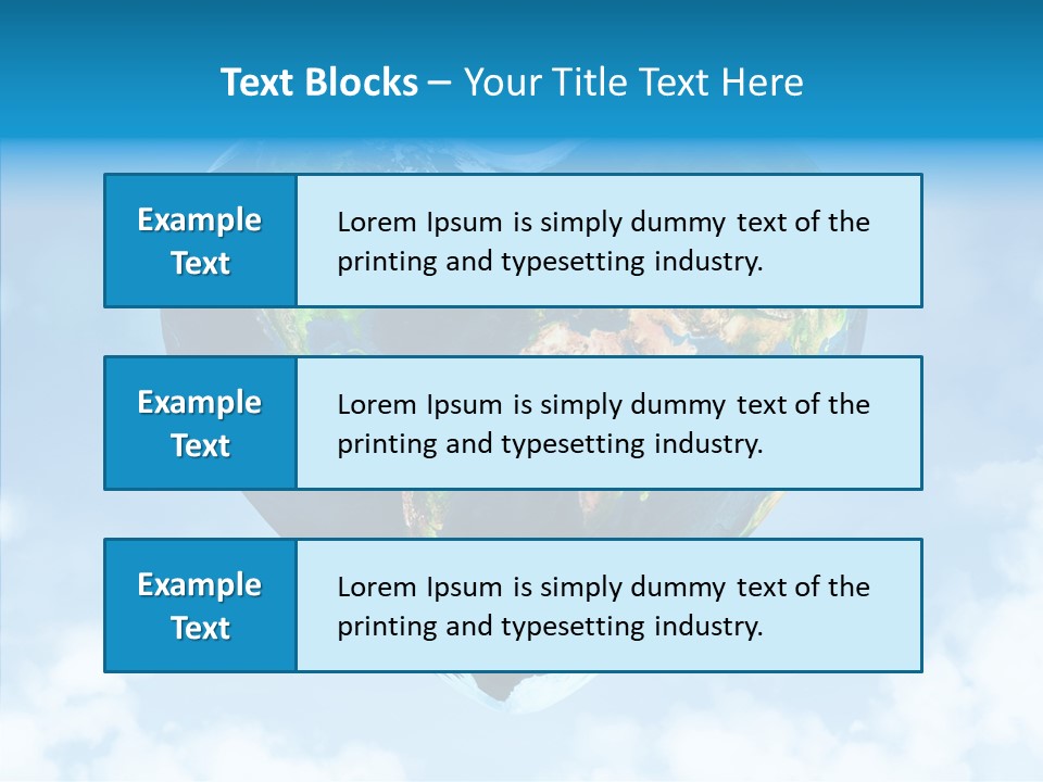 Environmental Ocean Abstract PowerPoint Template