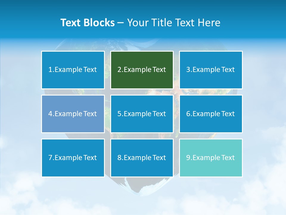 Environmental Ocean Abstract PowerPoint Template