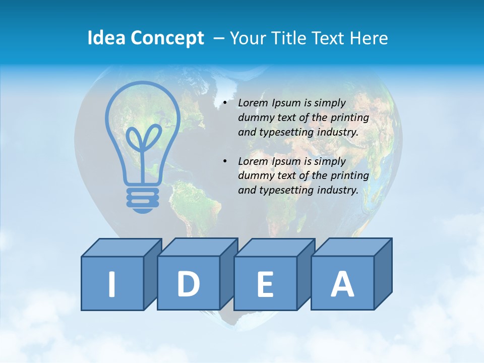 Environmental Ocean Abstract PowerPoint Template