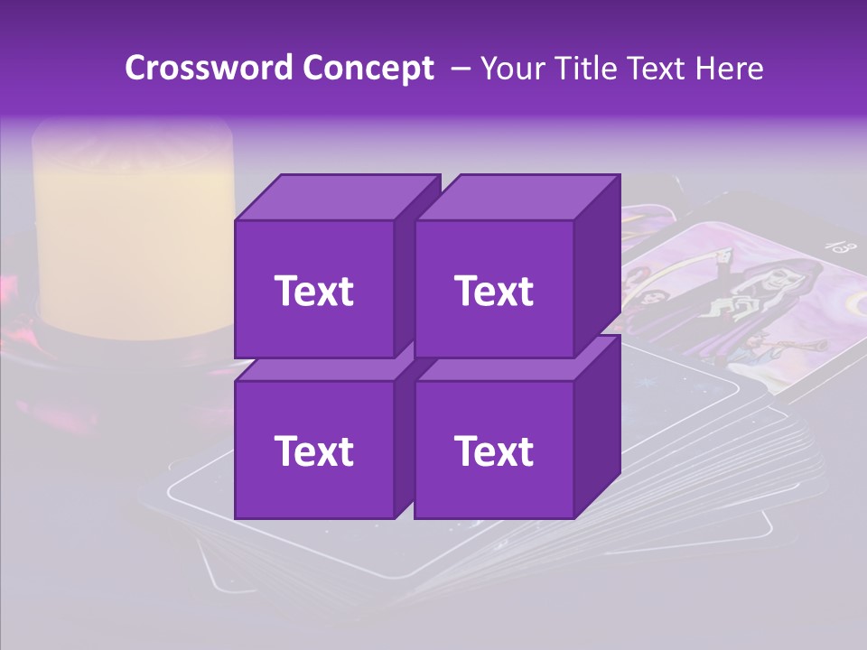 Card Magic Paranormal PowerPoint Template