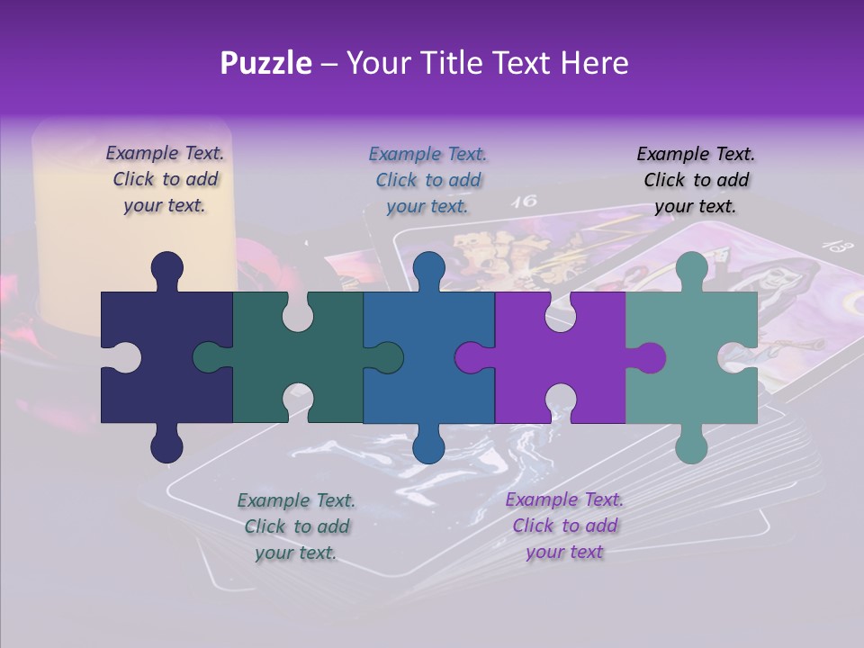 Card Magic Paranormal PowerPoint Template