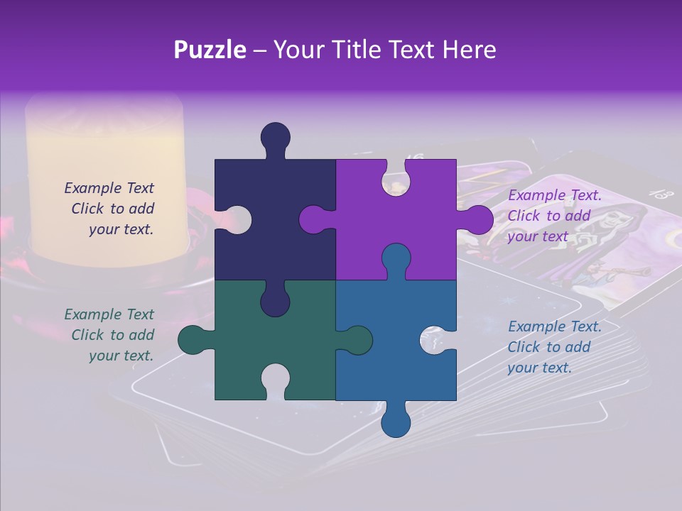 Card Magic Paranormal PowerPoint Template