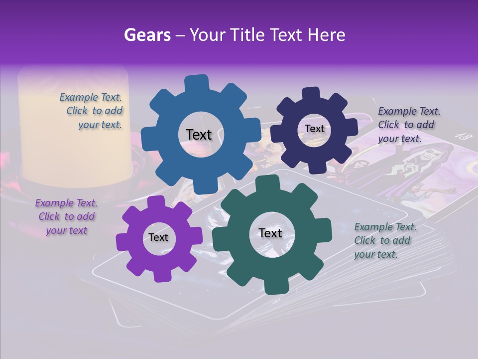 Card Magic Paranormal PowerPoint Template