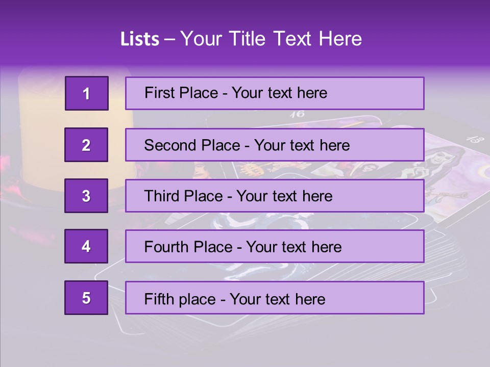 Card Magic Paranormal PowerPoint Template