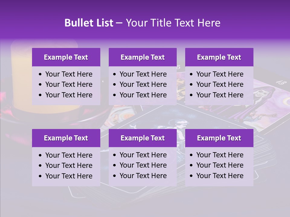 Card Magic Paranormal PowerPoint Template