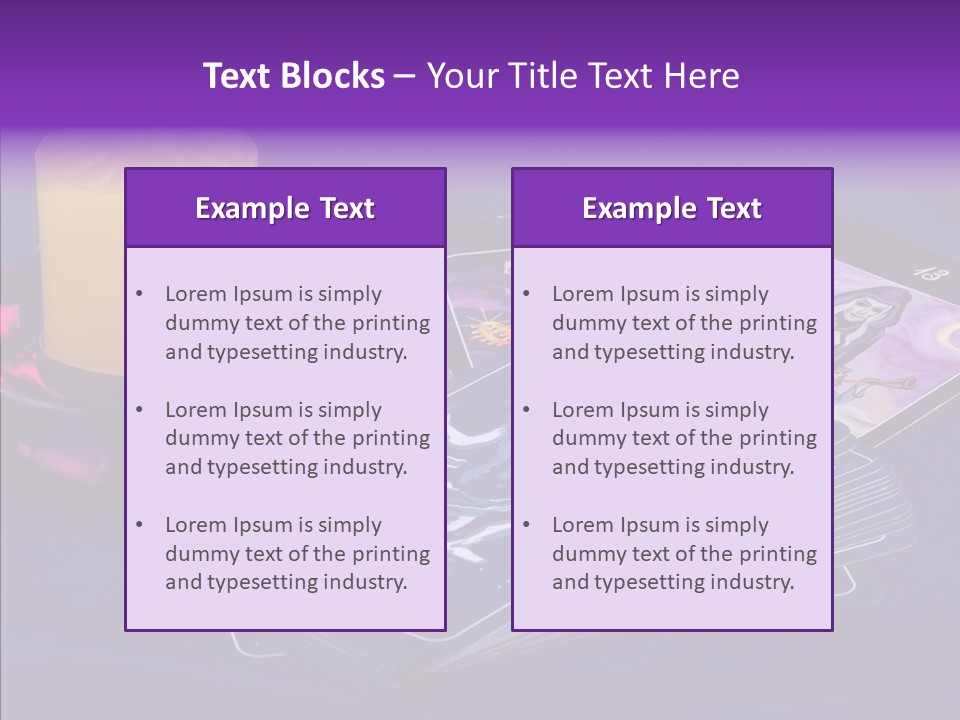 Card Magic Paranormal PowerPoint Template