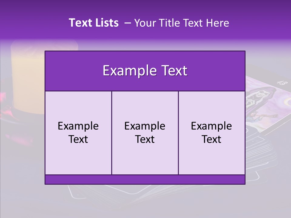 Card Magic Paranormal PowerPoint Template