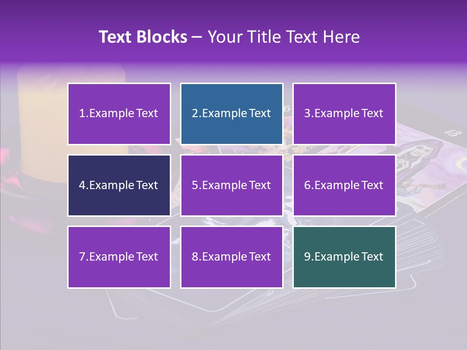 Card Magic Paranormal PowerPoint Template