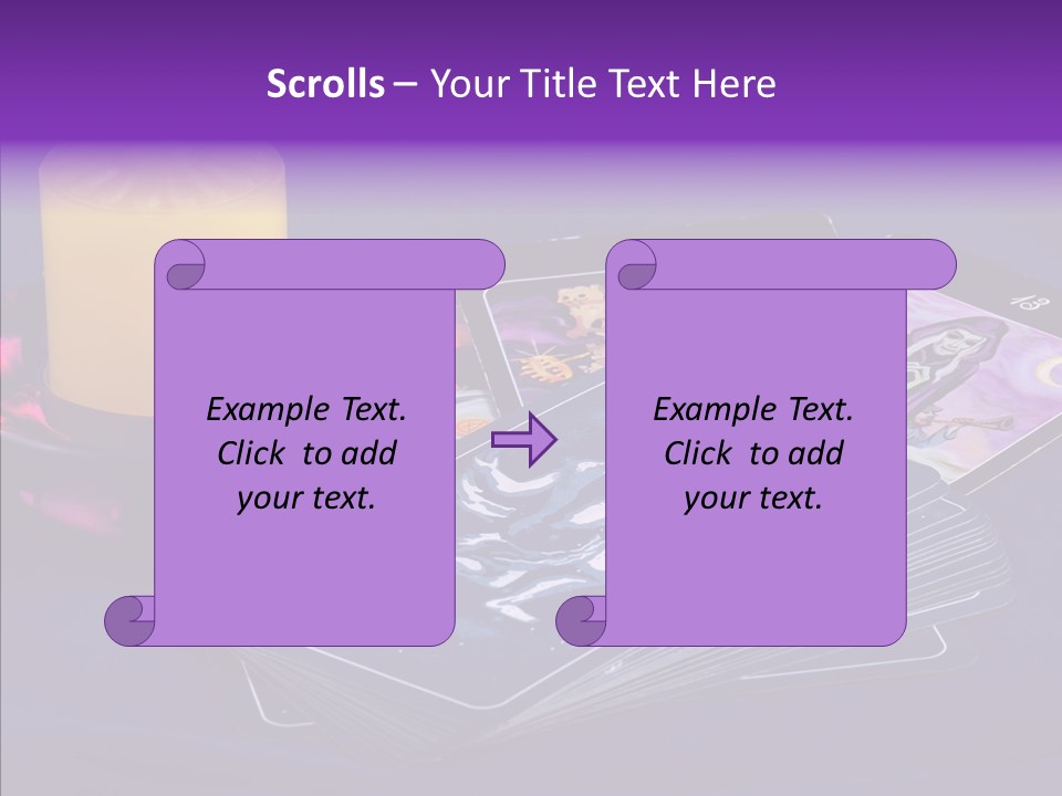 Card Magic Paranormal PowerPoint Template