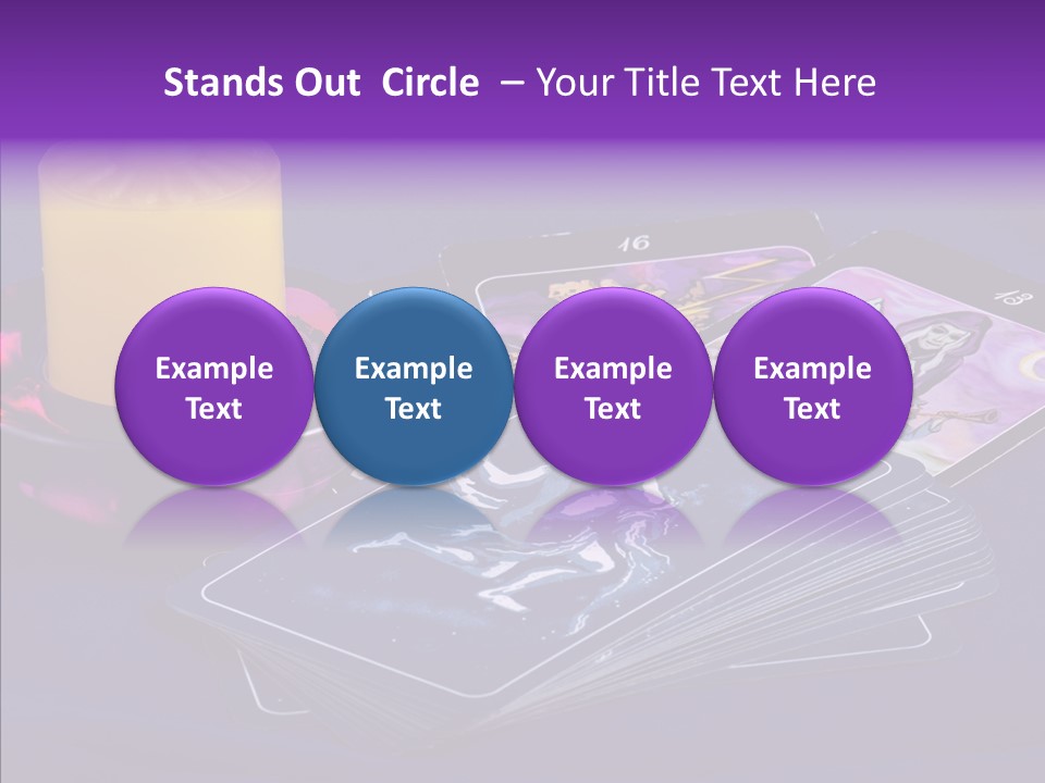 Card Magic Paranormal PowerPoint Template