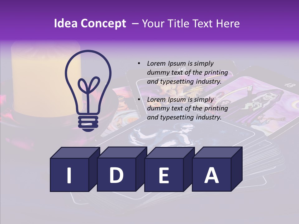 Card Magic Paranormal PowerPoint Template