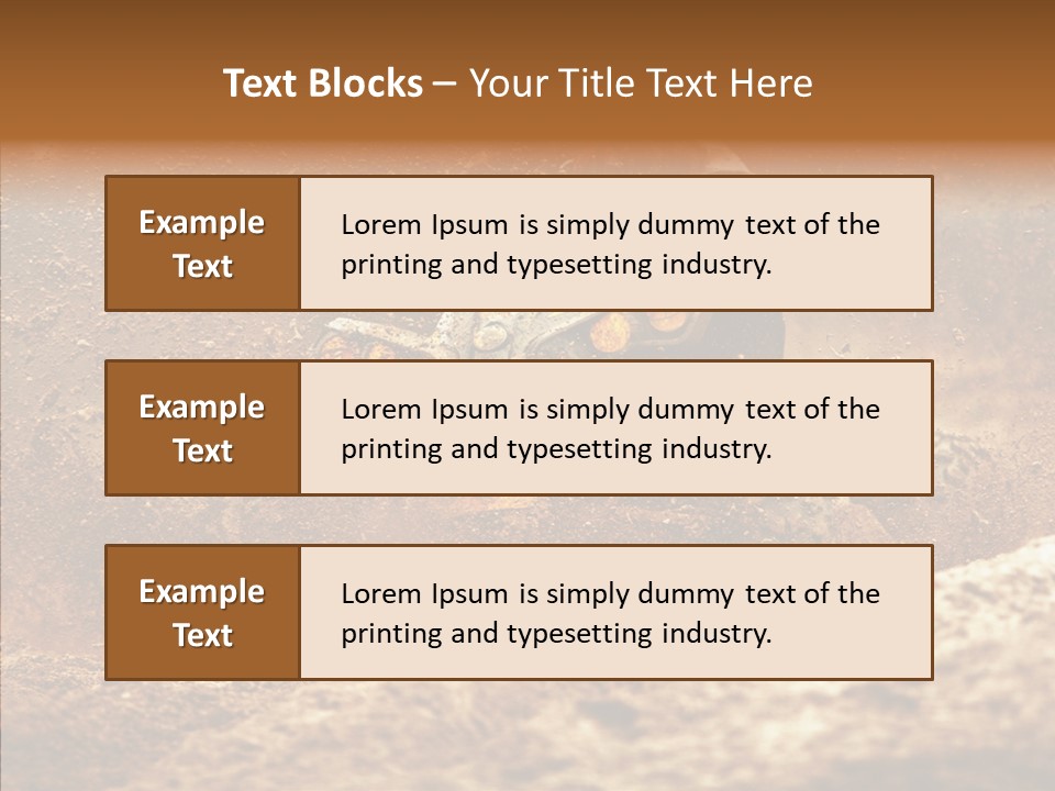 Racing Biker Mud PowerPoint Template
