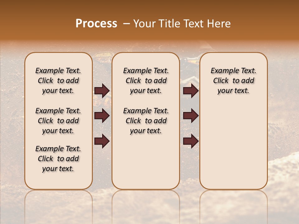 Racing Biker Mud PowerPoint Template