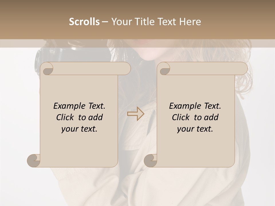 Journalist Investigator Retro PowerPoint Template