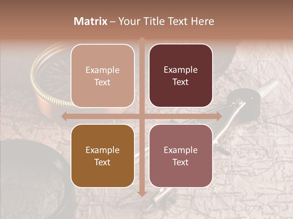 Geography Boat Art PowerPoint Template