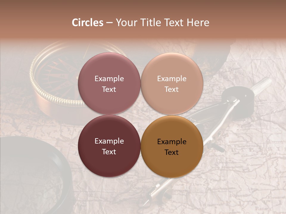 Geography Boat Art PowerPoint Template