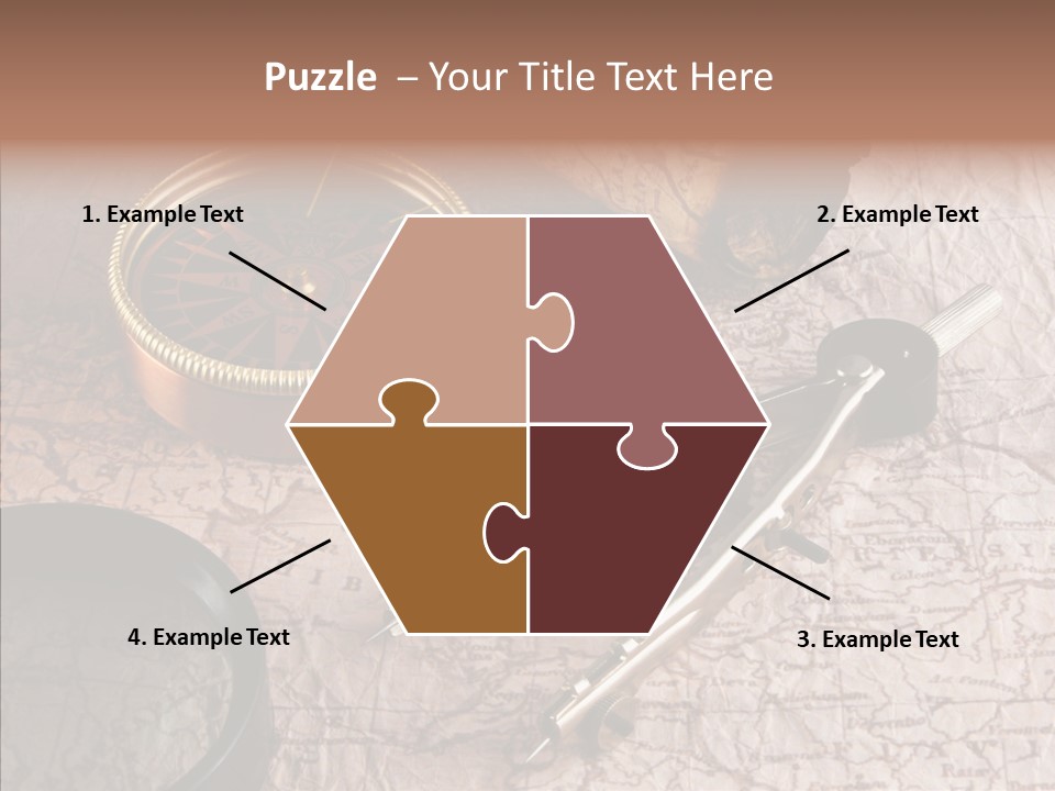 Geography Boat Art PowerPoint Template