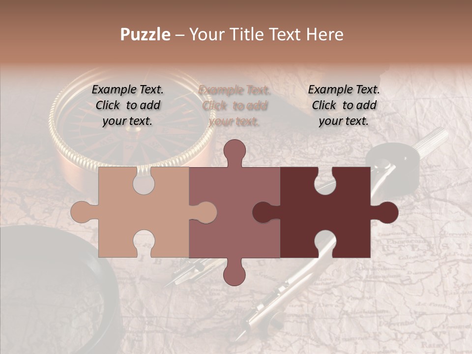 Geography Boat Art PowerPoint Template