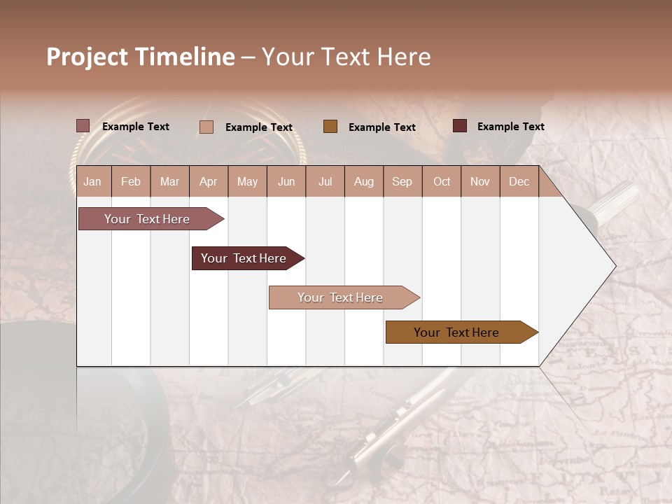 Geography Boat Art PowerPoint Template