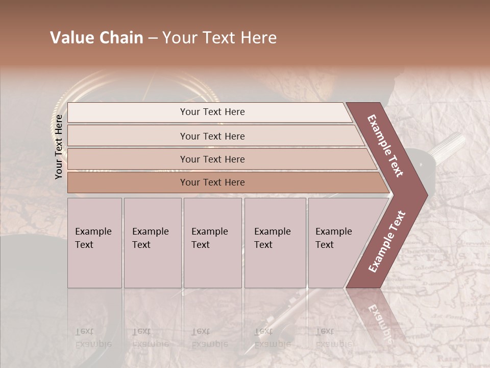 Geography Boat Art PowerPoint Template
