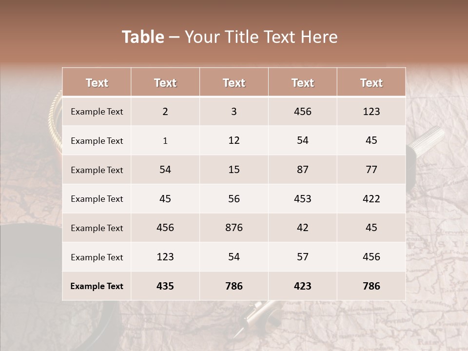 Geography Boat Art PowerPoint Template