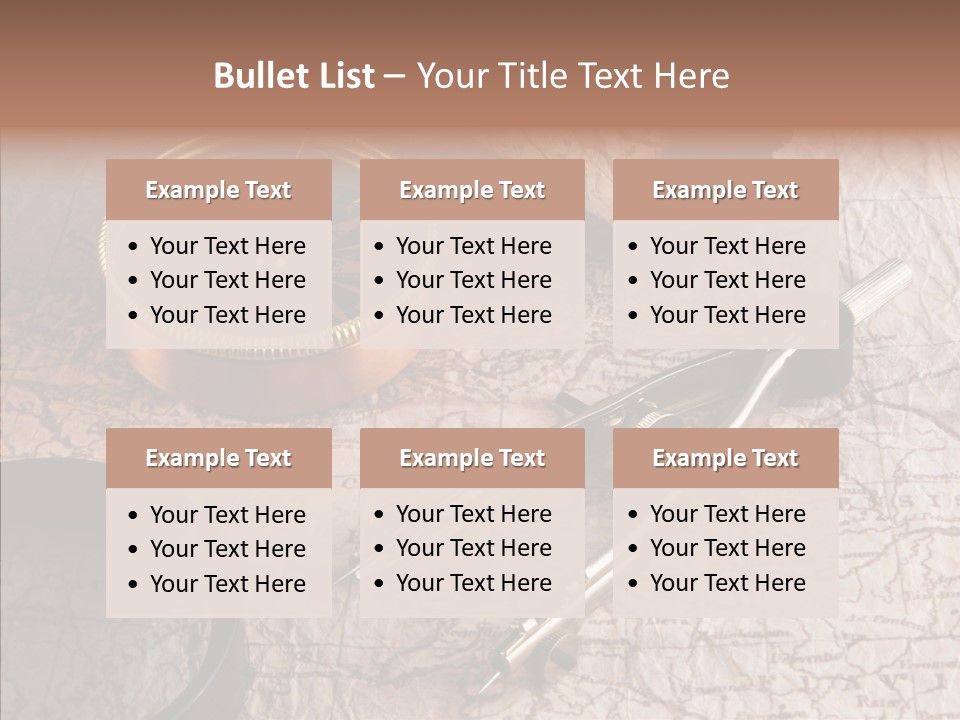 Geography Boat Art PowerPoint Template