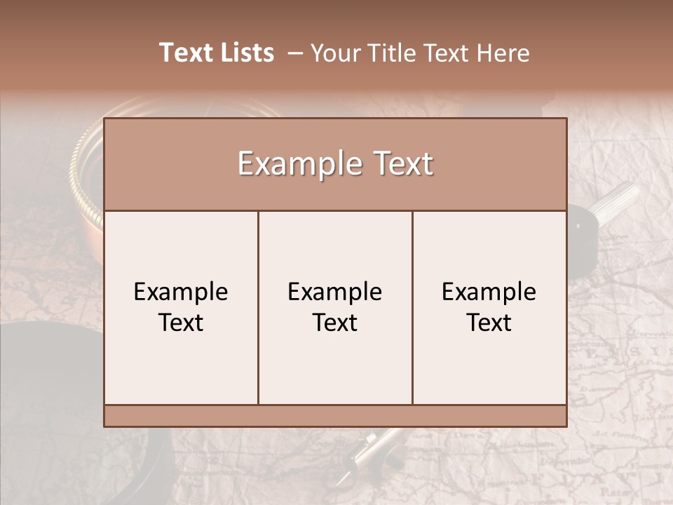 Geography Boat Art PowerPoint Template