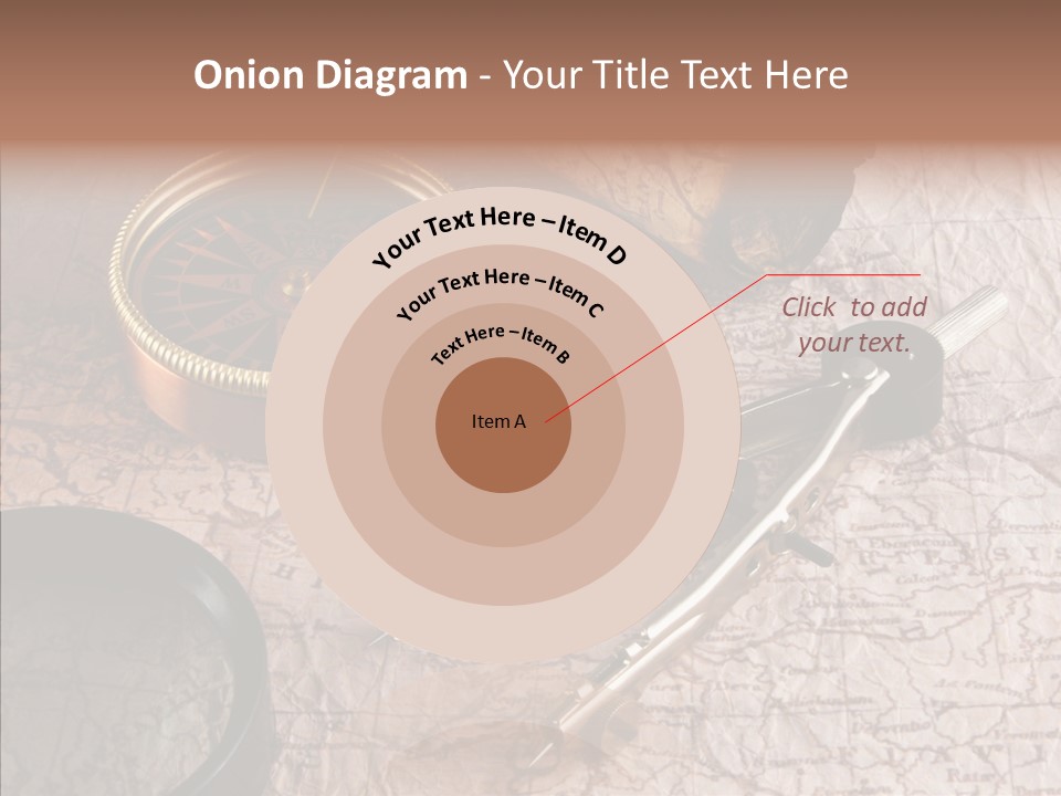 Geography Boat Art PowerPoint Template