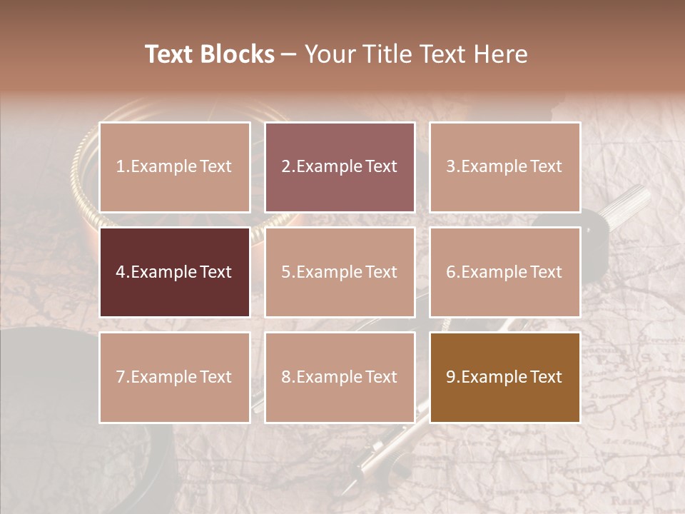 Geography Boat Art PowerPoint Template