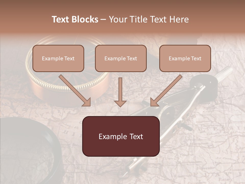 Geography Boat Art PowerPoint Template