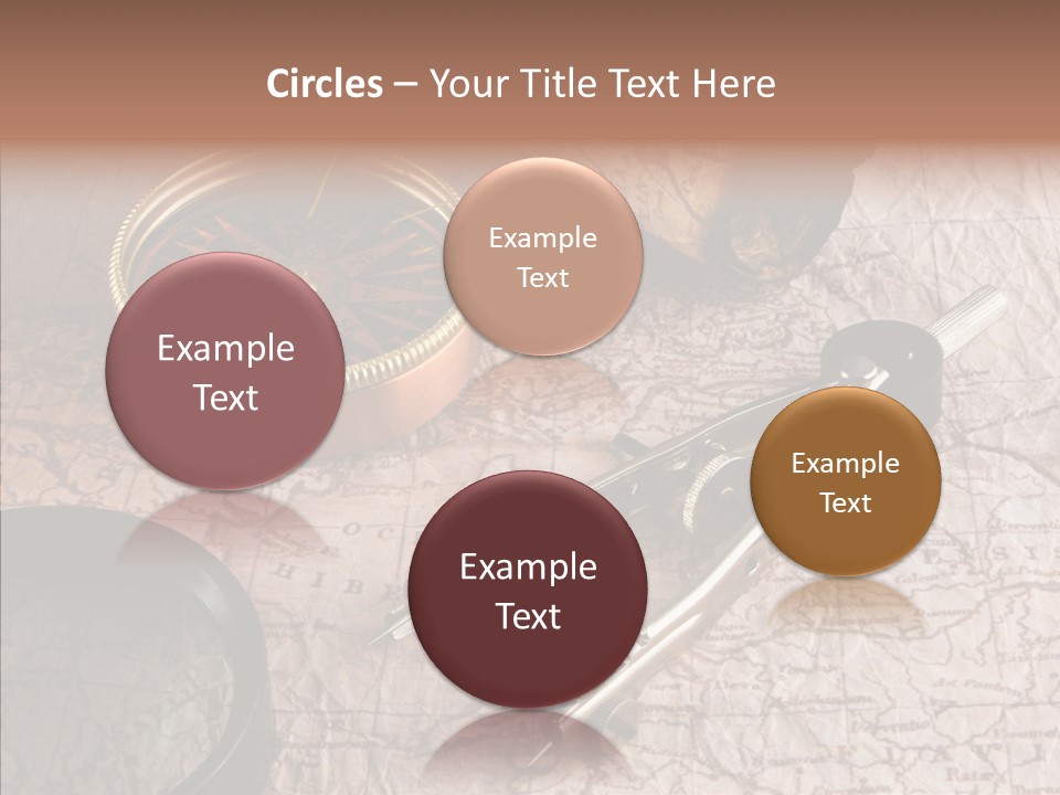 Geography Boat Art PowerPoint Template