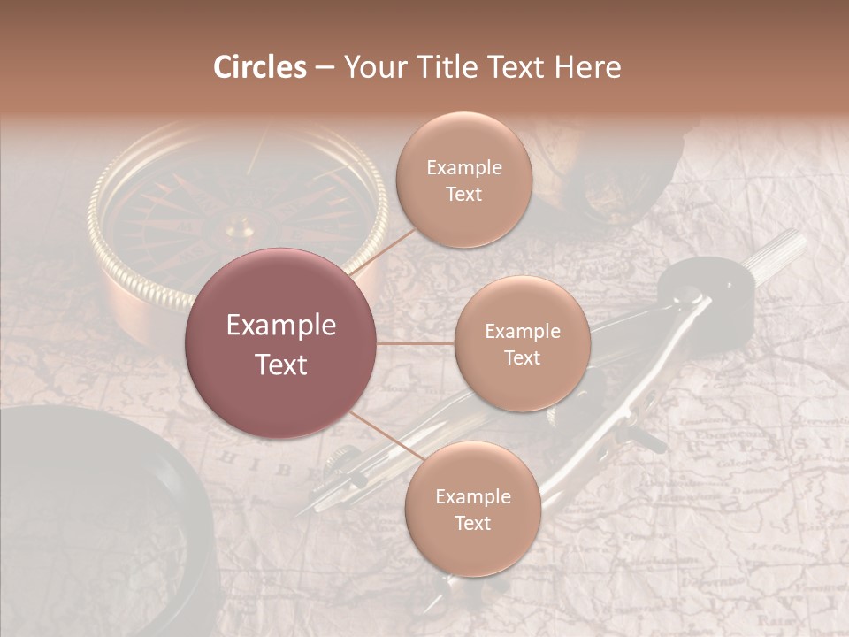 Geography Boat Art PowerPoint Template