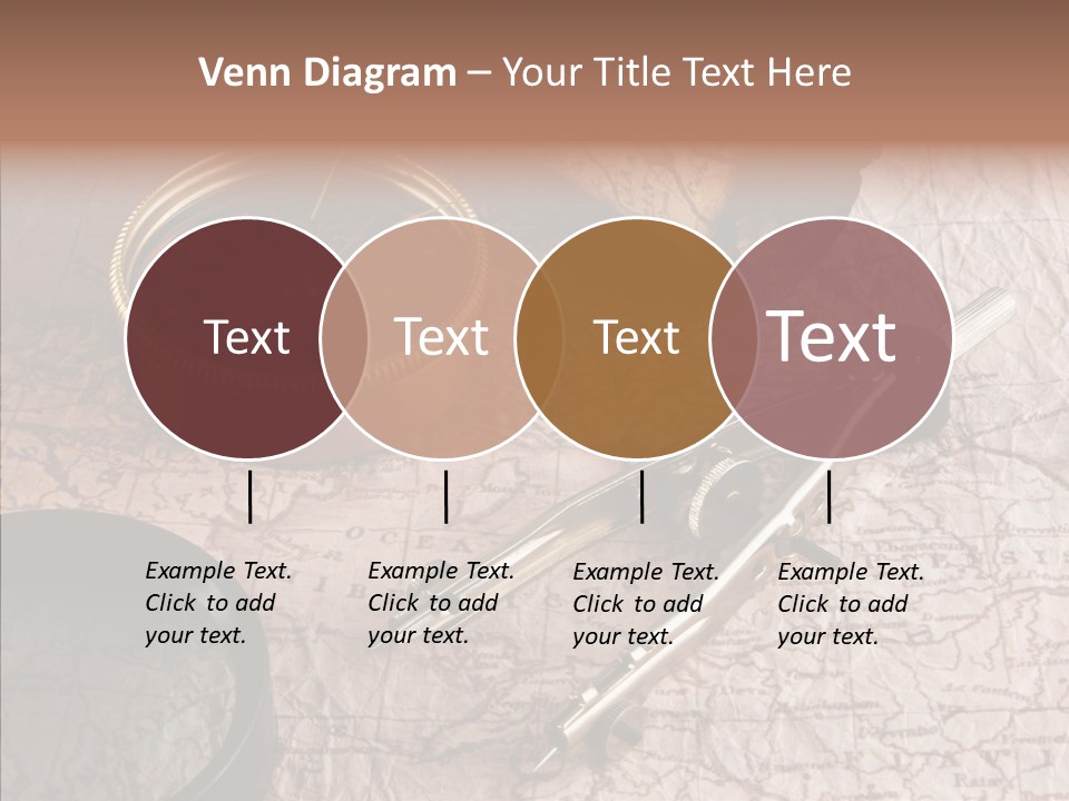 Geography Boat Art PowerPoint Template