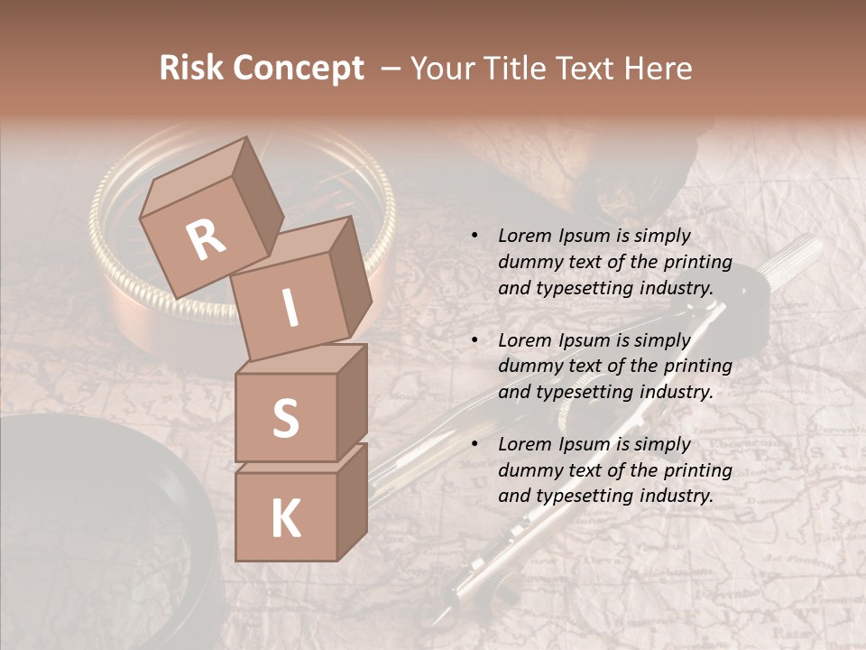 Geography Boat Art PowerPoint Template