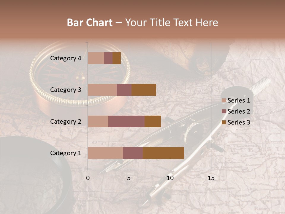 Geography Boat Art PowerPoint Template