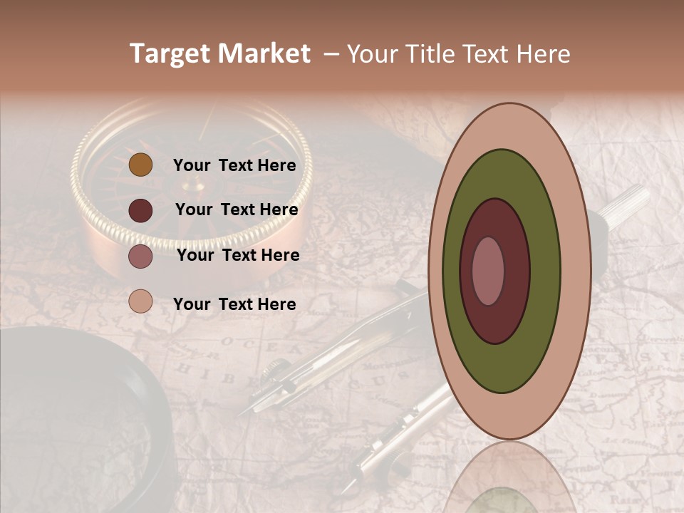 Geography Boat Art PowerPoint Template