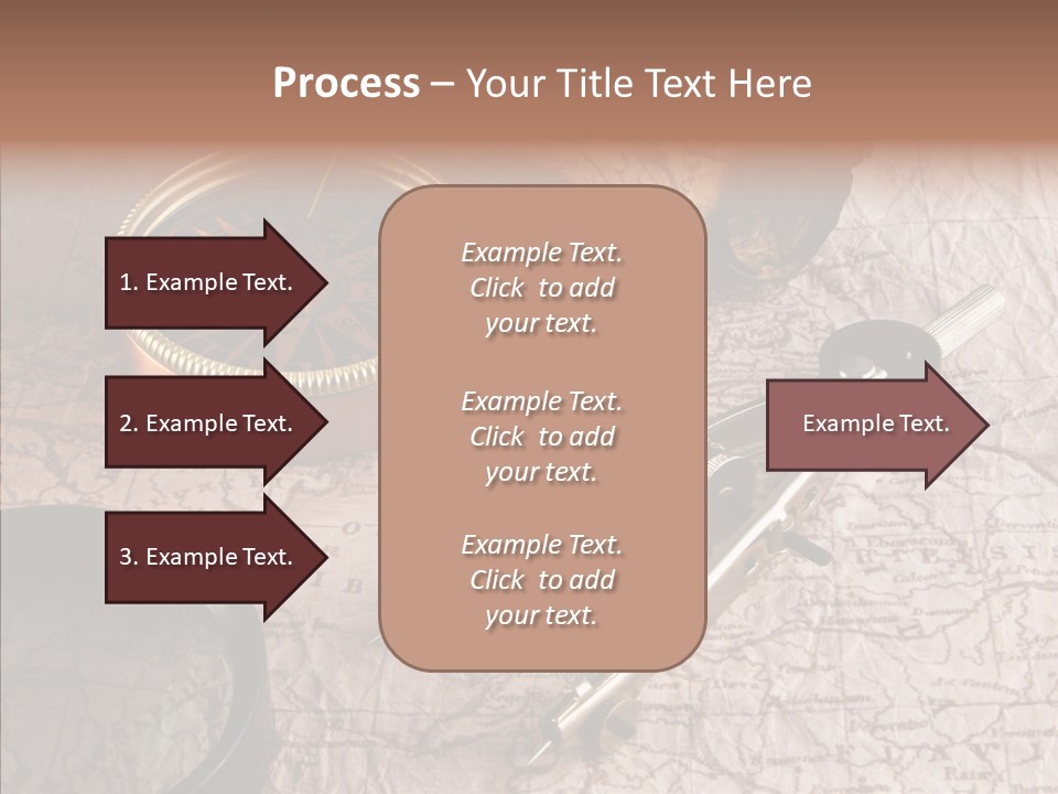 Geography Boat Art PowerPoint Template