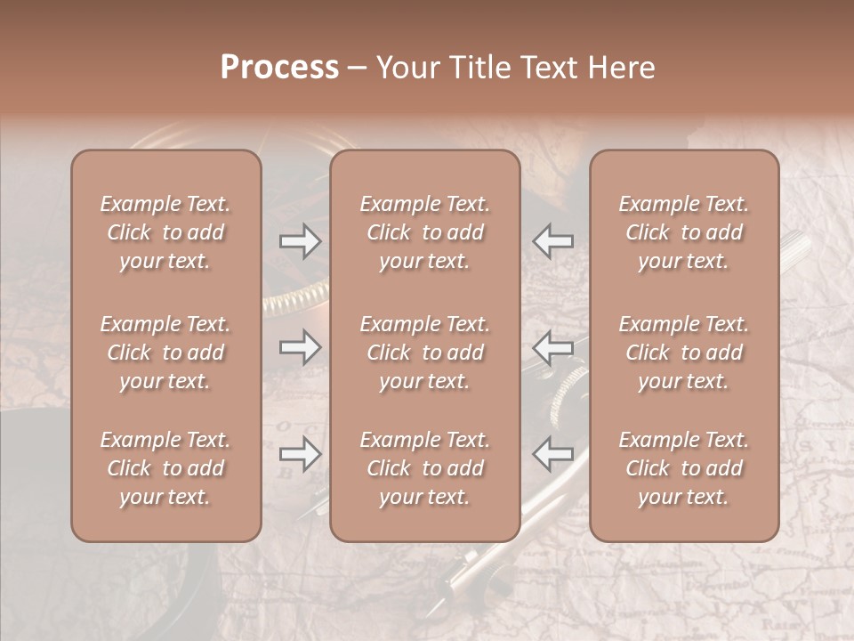Geography Boat Art PowerPoint Template
