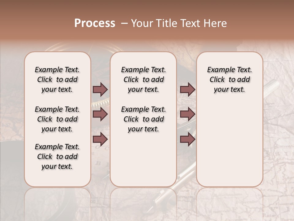 Geography Boat Art PowerPoint Template