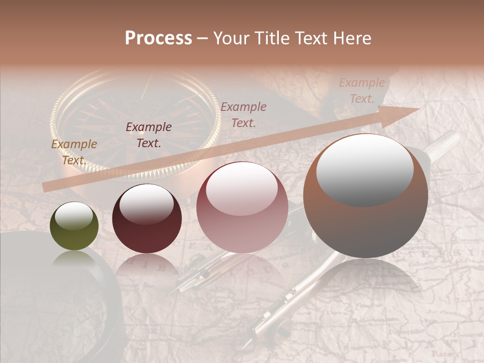 Geography Boat Art PowerPoint Template