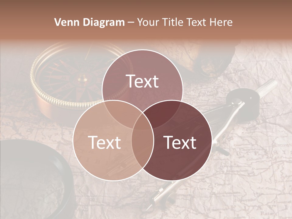 Geography Boat Art PowerPoint Template