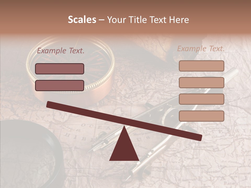 Geography Boat Art PowerPoint Template